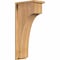 Ekena Millwork Huntington Smooth Corbel w/Backplate, Western Red Cedar, 7 1/2"W x 14"D x 30"H COR08X14X30HUN01SWR - alternate 1
